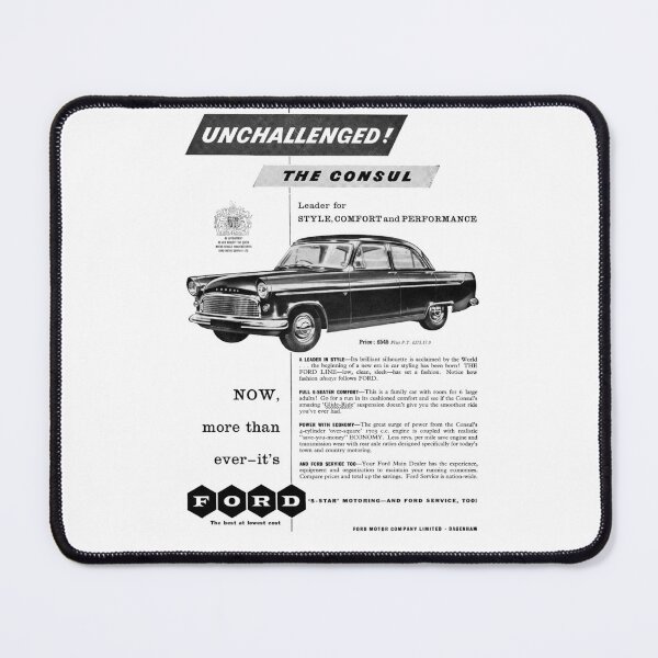 Item preview, Ford Consul classic car advert, 1959 designed and sold by Random Railways.