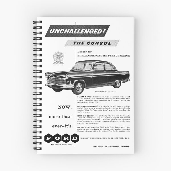 Item preview, Ford Consul classic car advert, 1959 designed and sold by Random Railways.