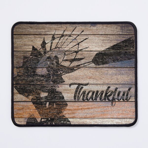 Item preview, Rustic Windmill Thankful Modern Country Decor Farmhouse Art A060 designed and sold by byNicol.