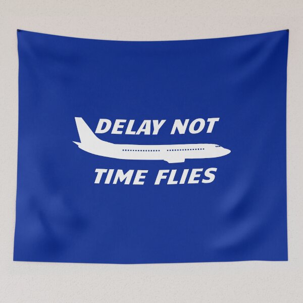 Item preview, Delay Not | Time Flies | Jet designed and sold by Pentimore.