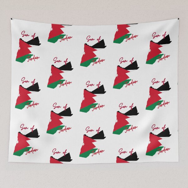 Item preview, Son of Jordan Map Flag designed and sold by NovawayDirect.