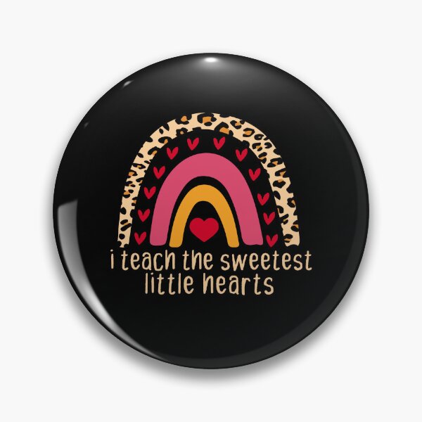 Item preview, I Teach The Sweetest little Hearts Rainbow Teacher Valentines Day Gift, Funny Valentine Teachers Quote designed and sold by holigan.