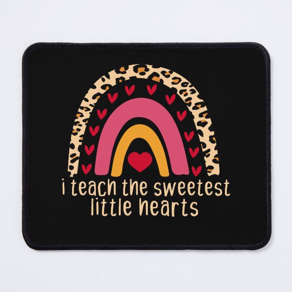 Item preview, I Teach The Sweetest little Hearts Rainbow Teacher Valentines Day Gift, Funny Valentine Teachers Quote designed and sold by holigan.