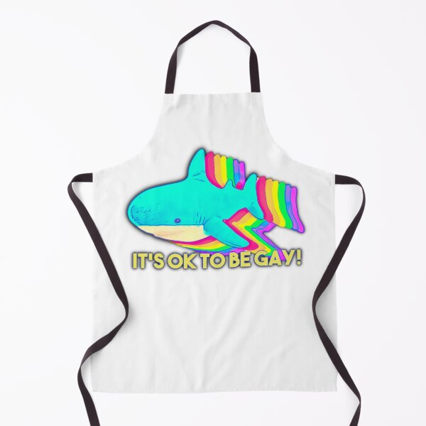 Item preview, It’s OK To Be Gay! Stuffed Blue Shark designed and sold by BetelgeuseX3.