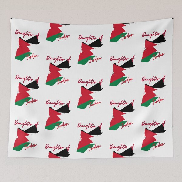 Item preview, Daughter of Jordan Map Flag designed and sold by NovawayDirect.