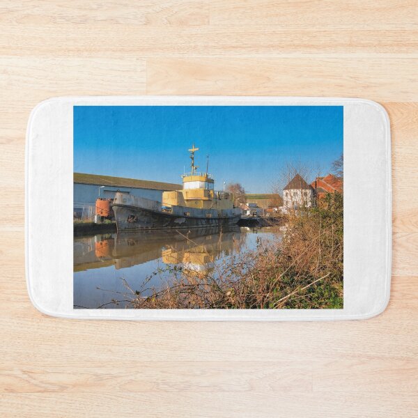 Item preview, Old Rusted Boats Along The Exeter Canal designed and sold by Dorset Girl.