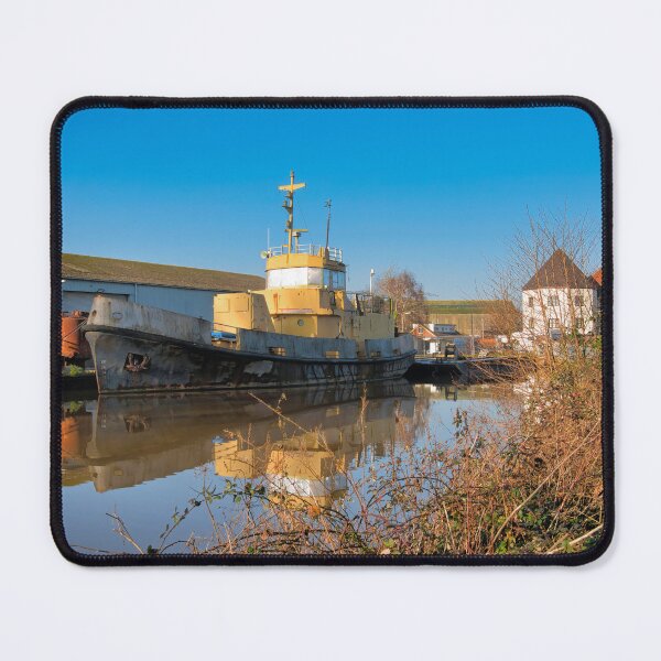 Item preview, Old Rusted Boats Along The Exeter Canal designed and sold by Dorset Girl.