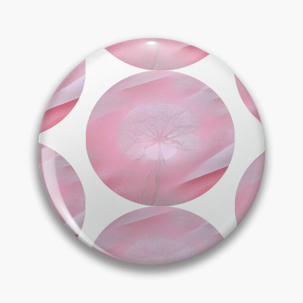 Item preview, Dandelion in pink rounded designed and sold by Bekindtome.