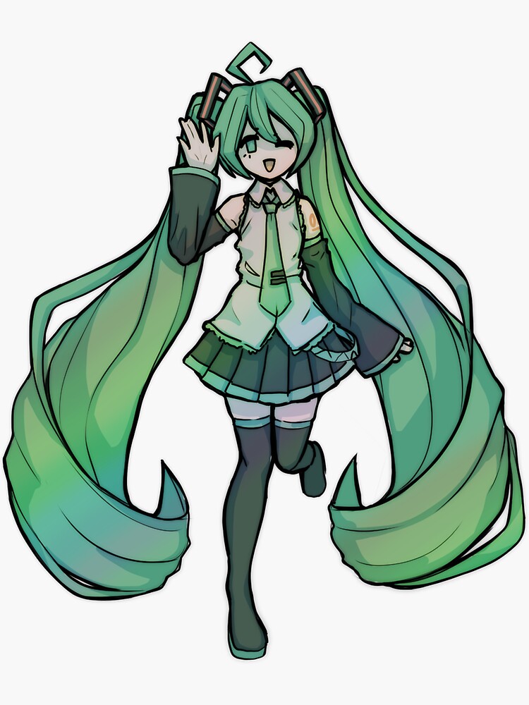 Hatsune Miku Standard Sticker - 4 Sheet