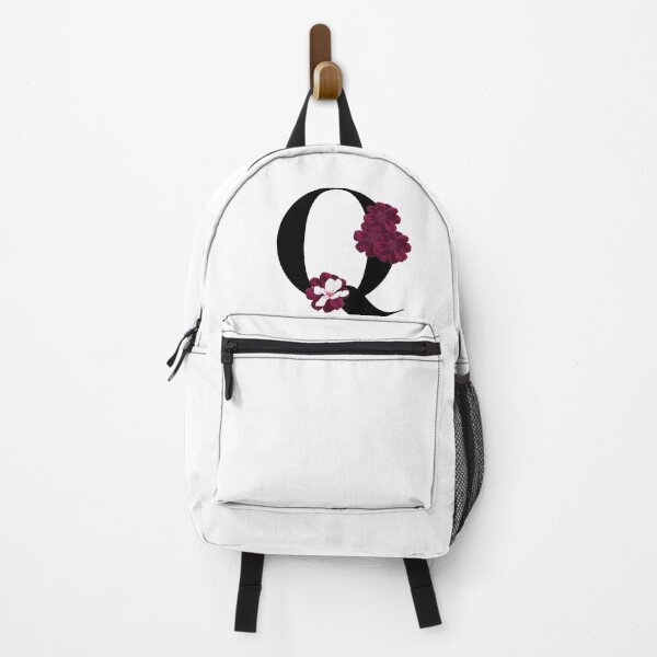 Item preview, letter Q floral red designed and sold by LU NA.