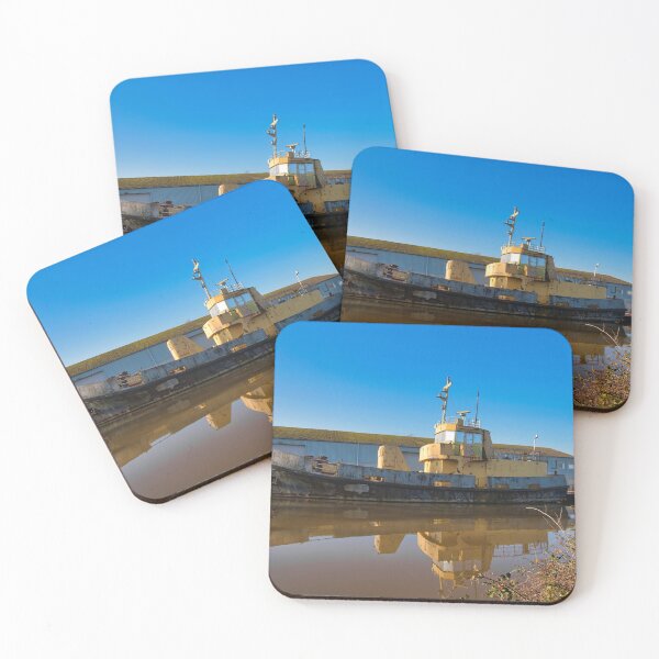 Item preview, Old Rusted Boats Along The Exeter Canal designed and sold by Dorset Girl.