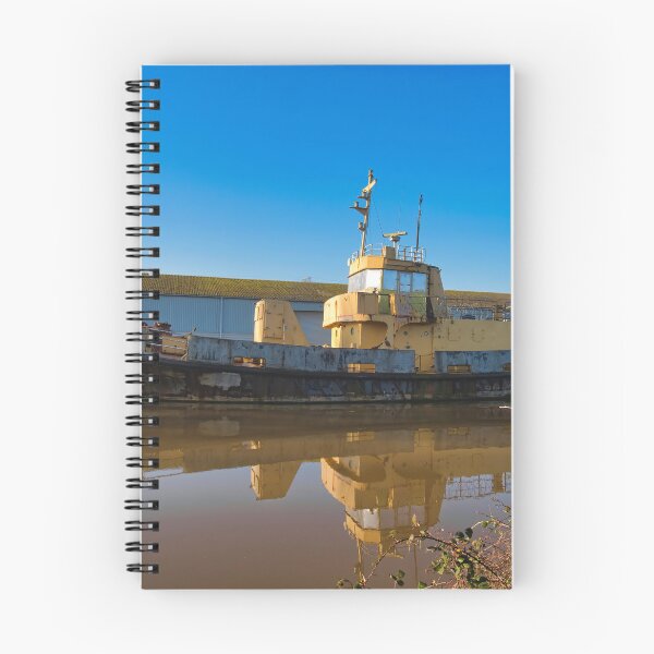 Item preview, Old Rusted Boats Along The Exeter Canal designed and sold by Dorset Girl.