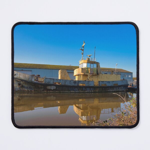 Item preview, Old Rusted Boats Along The Exeter Canal designed and sold by Dorset Girl.