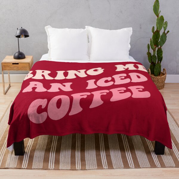 Item preview, Preppy Room Decor -	Bring me an iced coffee designed and sold by Shop Your Aesthetic.