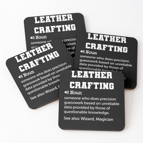 Item preview, Leather Crafting Definition, Funny Leather Crafting Quote, Cool gift for Leather Crafting lover designed and sold by ZAstore.