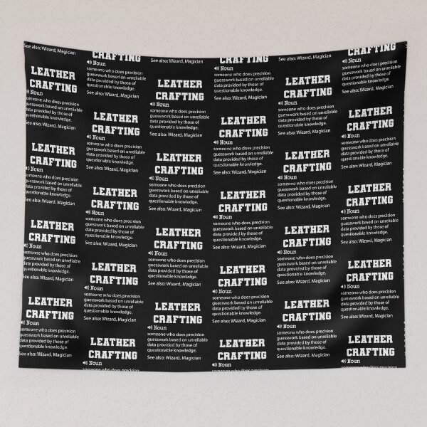 Item preview, Leather Crafting Definition, Funny Leather Crafting Quote, Cool gift for Leather Crafting lover designed and sold by ZAstore.