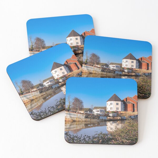 Item preview, Old Rusted Boats Along The Exeter Canal designed and sold by Dorset Girl.