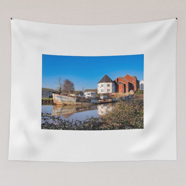 Item preview, Old Rusted Boats Along The Exeter Canal designed and sold by Dorset Girl.