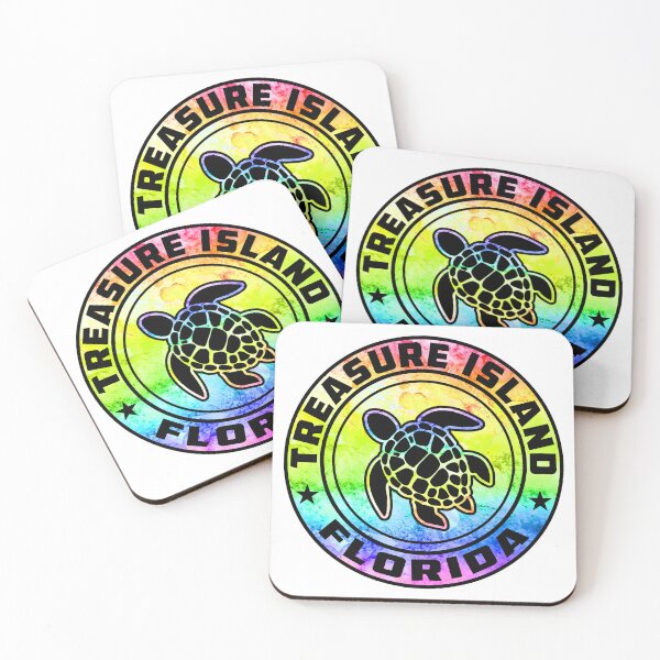 Item preview, Treasure Island Beach Florida Sea Turtle FL  designed and sold by DESTINATIONS DECAL.