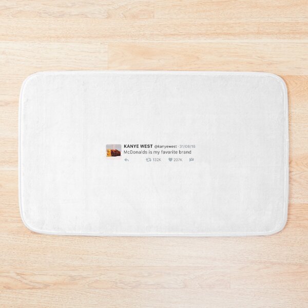 Item preview, McDonalds is my favorite brand KW tweet designed and sold by artandpop.