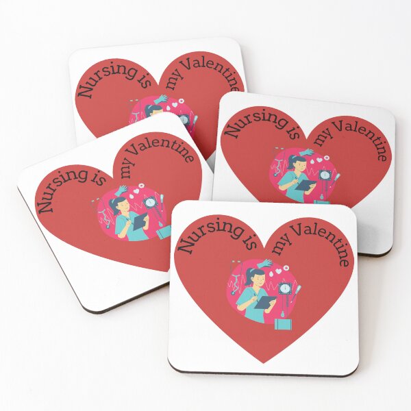 Item preview, Nursing is my VALENTINE designed and sold by springybelly.