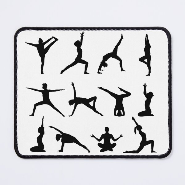 Item preview, Yoga Asanas T-shirt designed and sold by trendingatees.