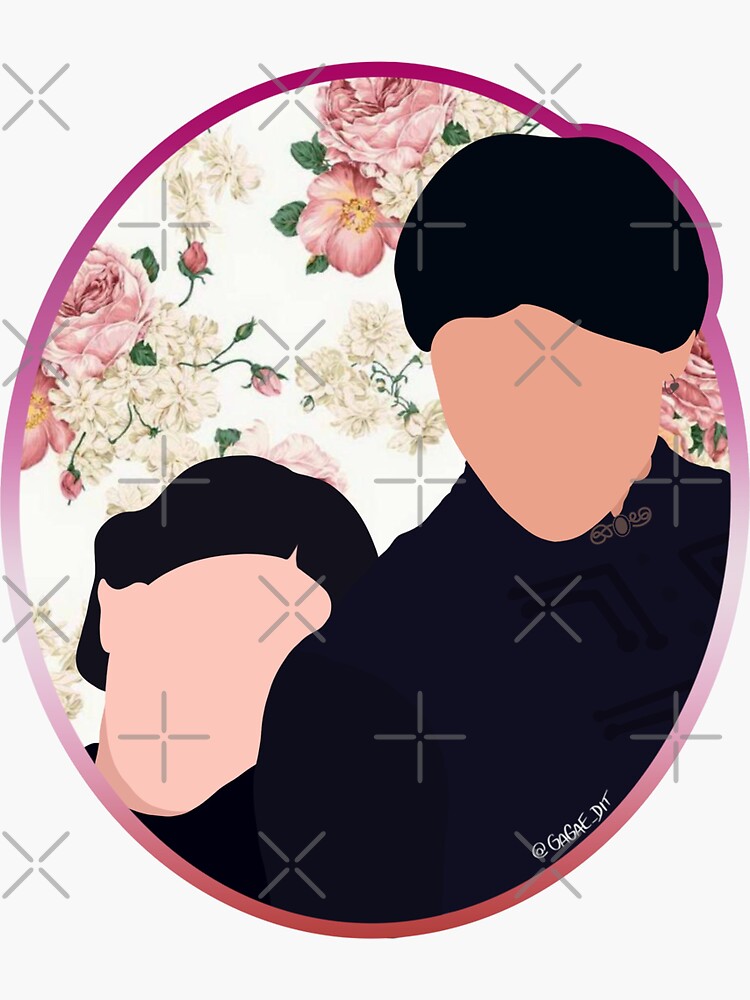 Emily Dickinson And Sue Gilbert Sticker For Sale By Gaiali95 Redbubble