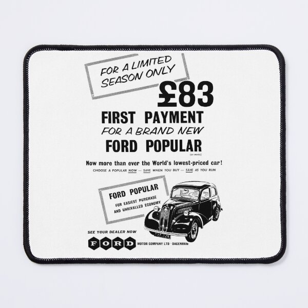 Item preview, Ford Popular classic car advert designed and sold by Random Railways.
