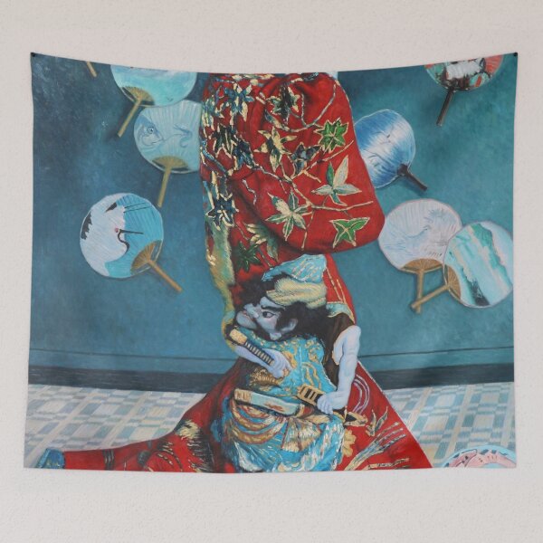 Item preview, Camille Monet In Japanese Costume - Claude Monet (1876) designed and sold by GLZAS88.