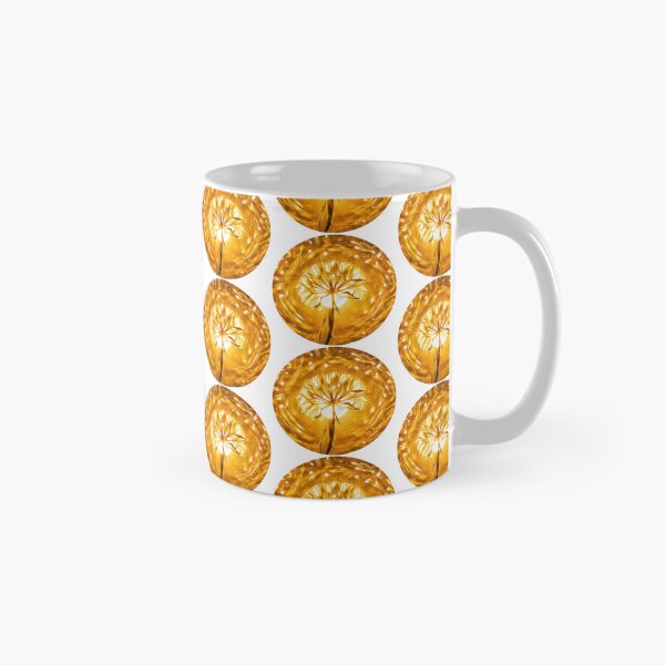 Item preview, Dandelion in gold rounded designed and sold by Bekindtome.