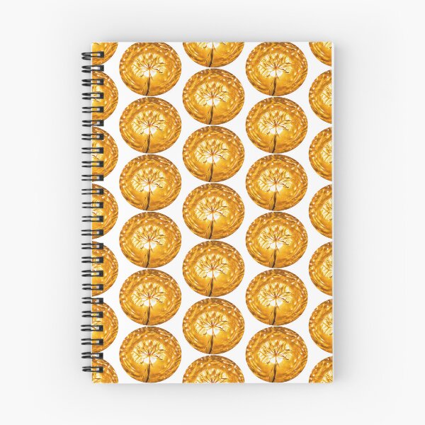 Item preview, Dandelion in gold rounded designed and sold by Bekindtome.