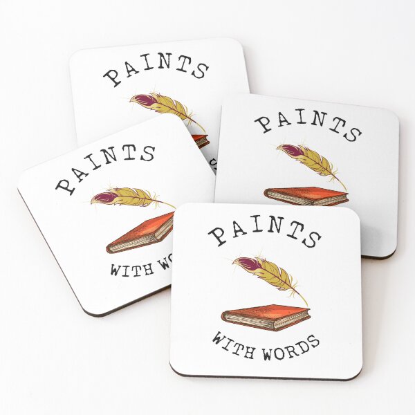 Item preview, Paints with Words with black text - for Writers designed and sold by Mindful-Designs.
