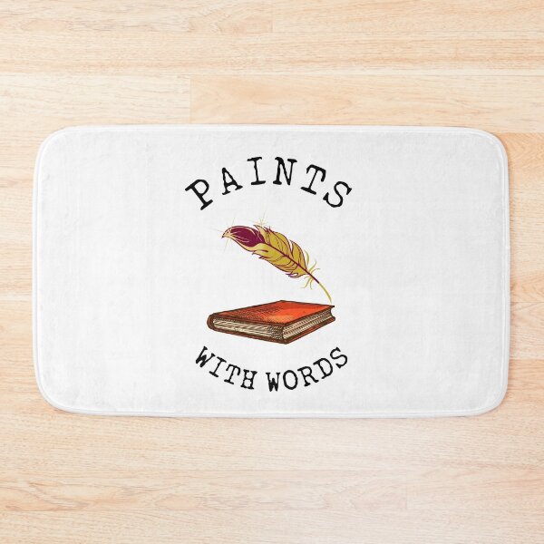 Item preview, Paints with Words with black text - for Writers designed and sold by Mindful-Designs.
