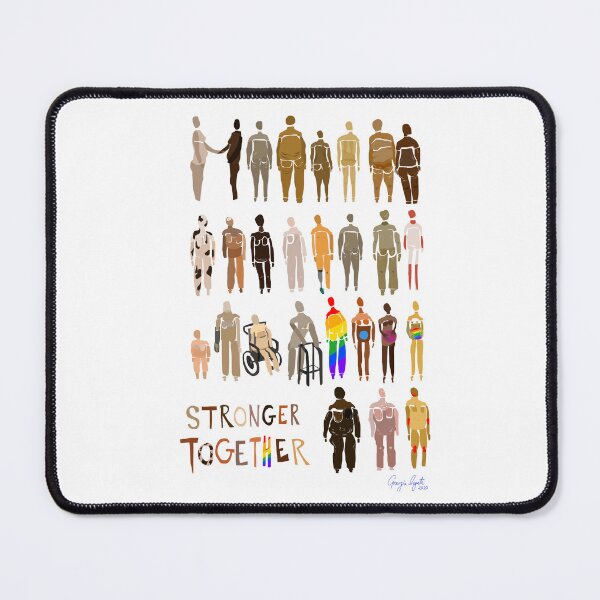 Item preview, Stronger Together Inclusivity Diversity Artwork designed and sold by MDBespokeArt.