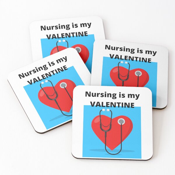 Item preview, Nursing is my VALENTINE designed and sold by springybelly.