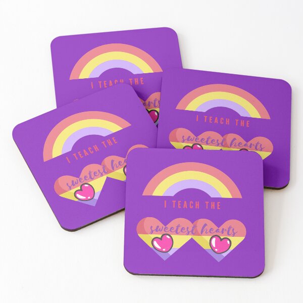 Item preview, I TEACH THE SWEET HEARTS - Rainbow designed and sold by OMdesign10.
