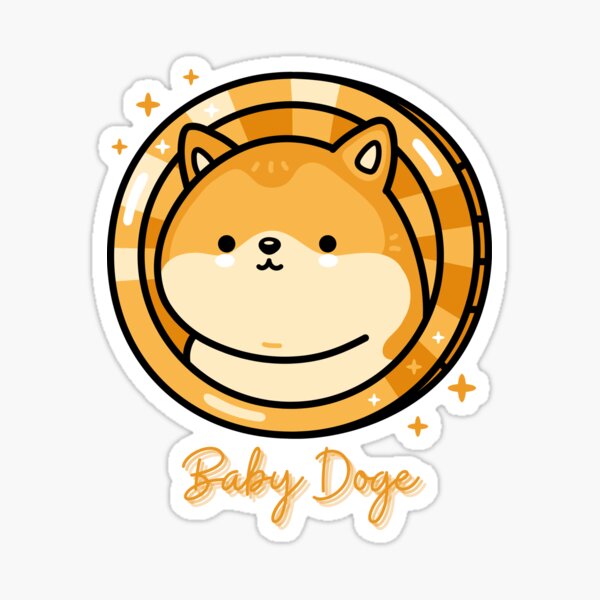 "Baby Doge coin Baby Doge cryptocurrency Baby Doge token" Sticker