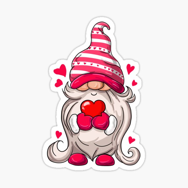 gnome in love Sticker