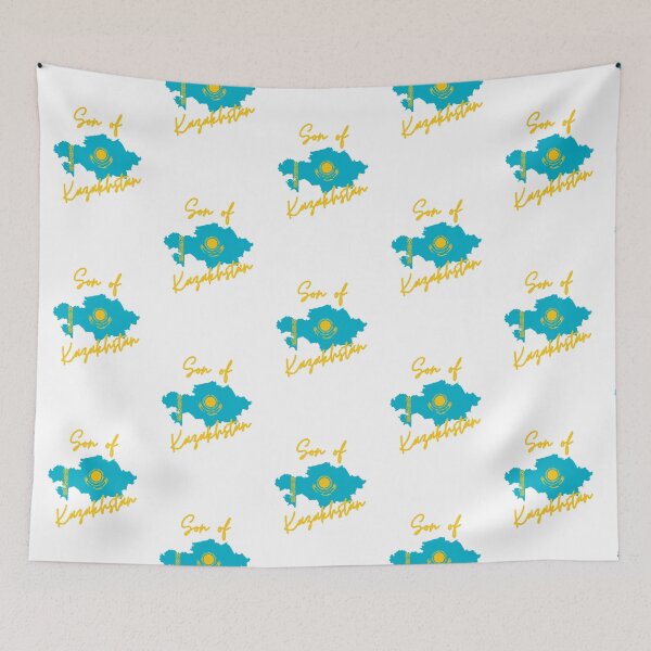 Item preview, Son of Kazakhstan Map Flag designed and sold by NovawayDirect.