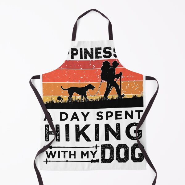 Item preview, Happiness Is A Day Spent Hiking With My Dog, Retor Vintage Sunset Hiking designed and sold by Artsy Fun.