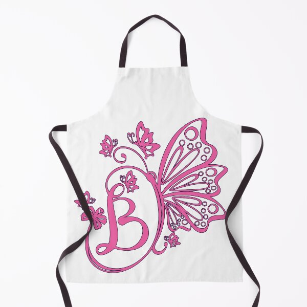 Item preview, Ornamental Letter B, Pink Butterfly Monogram, Monogram Letter Ornament designed and sold by PROMEN Creativity.