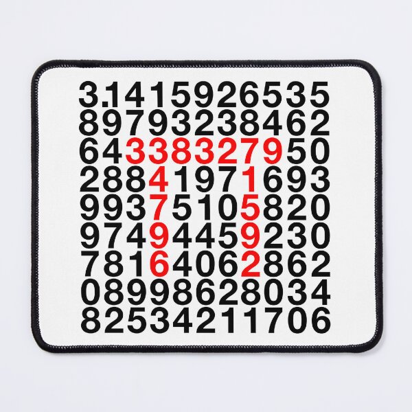 Item preview, Pi pattern (dark) designed and sold by conform.