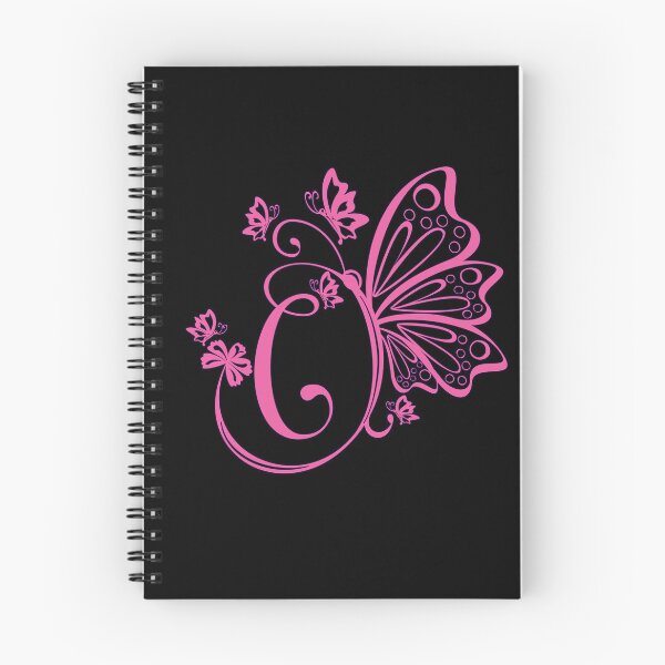 Item preview, Ornamental Letter C, Pink Butterfly Monogram, Monogram Letter Ornament designed and sold by PROMEN Creativity.