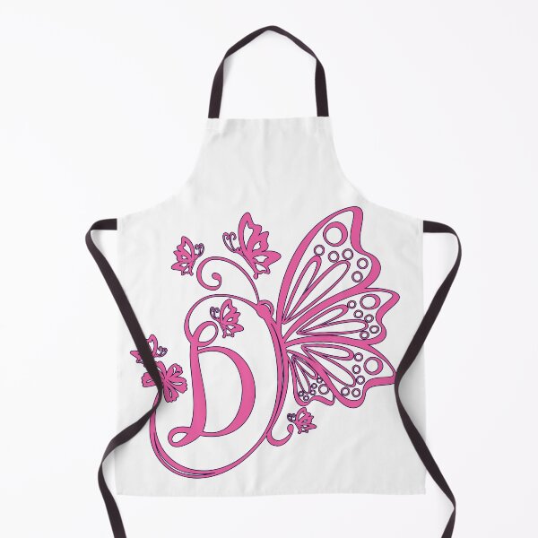 Item preview, Ornamental Letter D, Pink Butterfly Monogram, Monogram Letter Ornament designed and sold by PROMEN Creativity.