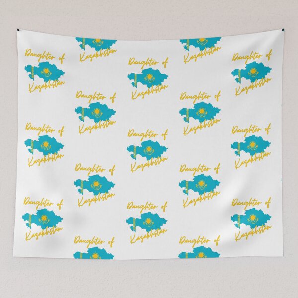 Item preview, Daughter of Kazakhstan Map Flag designed and sold by NovawayDirect.