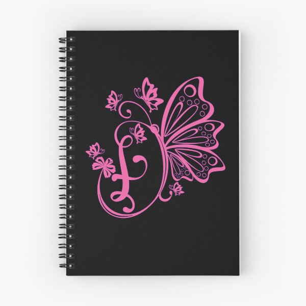 Item preview, Ornamental Letter F, Pink Butterfly Monogram, Monogram Letter Ornament designed and sold by PROMEN Creativity.