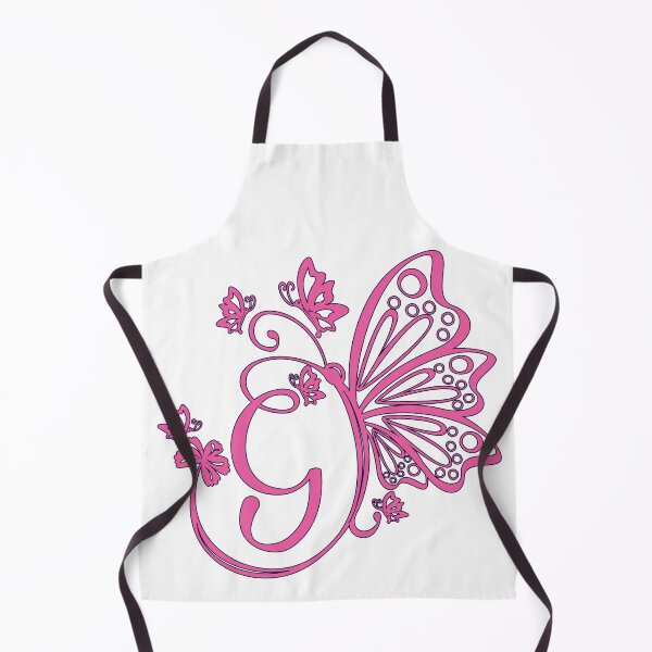 Item preview, Ornamental Letter G, Pink Butterfly Monogram, Monogram Letter Ornament designed and sold by PROMEN Creativity.