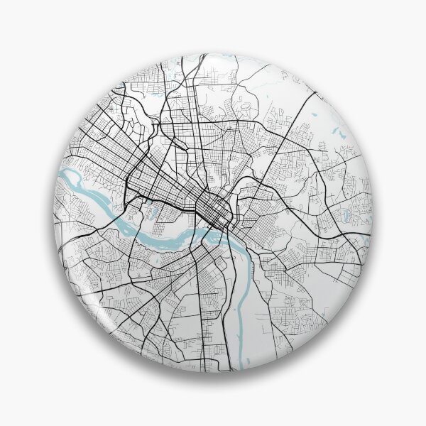 Item preview, Richmond City Map of Virginia, USA - Circle designed and sold by deMAP.
