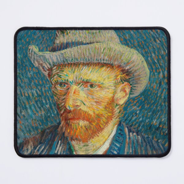Item preview, Self Portrait with Grey Felt Hat - Vincent van Gogh (1887) designed and sold by GLZAS88.