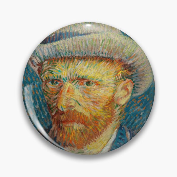 Item preview, Self Portrait with Grey Felt Hat - Vincent van Gogh (1887) designed and sold by GLZAS88.